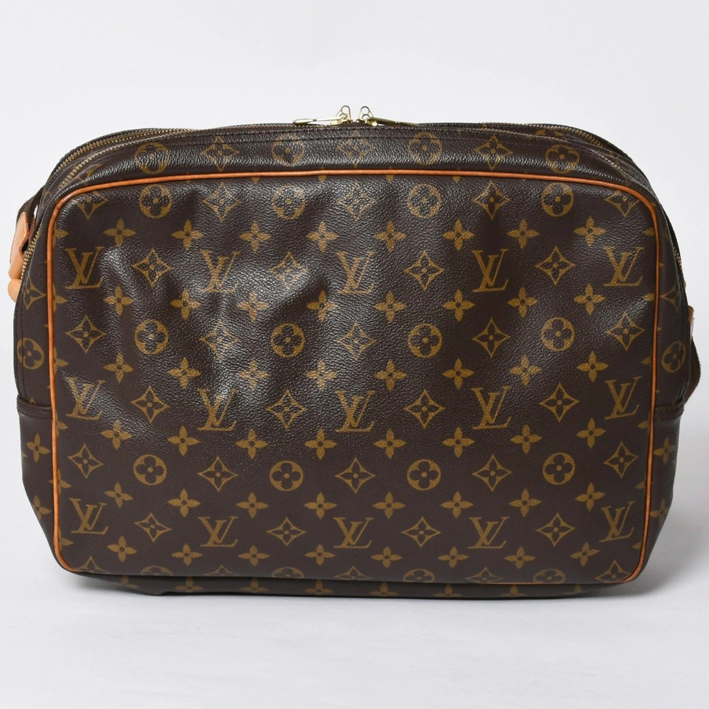 LOUIS VUITTON Reporter Shoulder Bag Monogram Brown